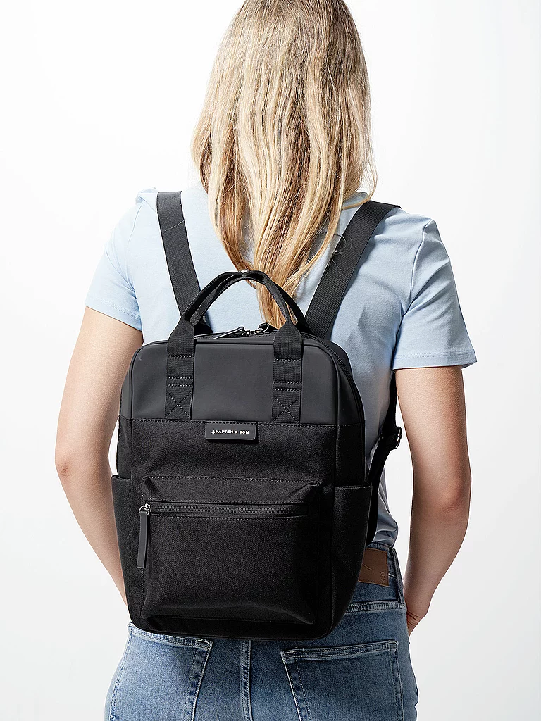 KAPTEN & SON Rucksack BERGEN Small schwarz